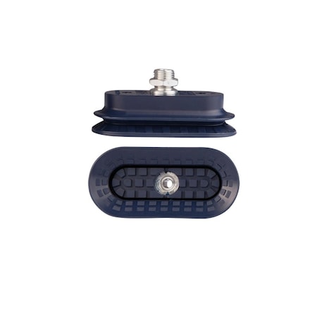 Fipa Bellows vacuum cup oval 85x40 mm, NBR blue, fitting M14x1.5-male 138.85x40.033.1